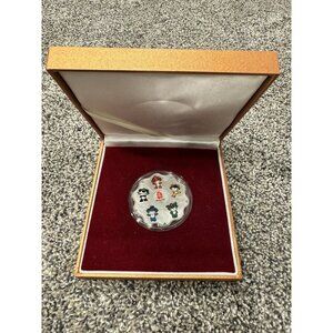 2008 Beijing Olympics Mascot Silver Plated Coin The Friendlies